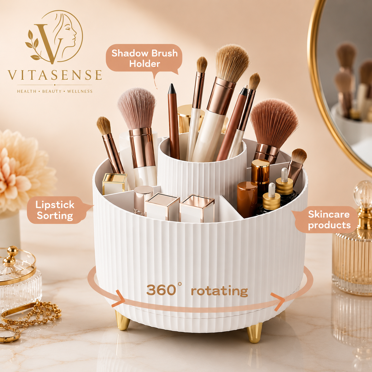 360° Luxe Beauty Organiser