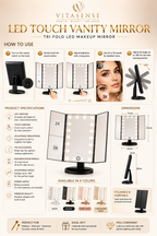 LED Touch Vanity Mirror
