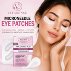 VitaSense Microneedle Eye Patches with Retinol, Hyaluronic Acid and Peptides