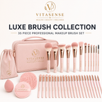 VitaSense Luxe Brush Collection – 35 Piece Professional Makeup Brush Set