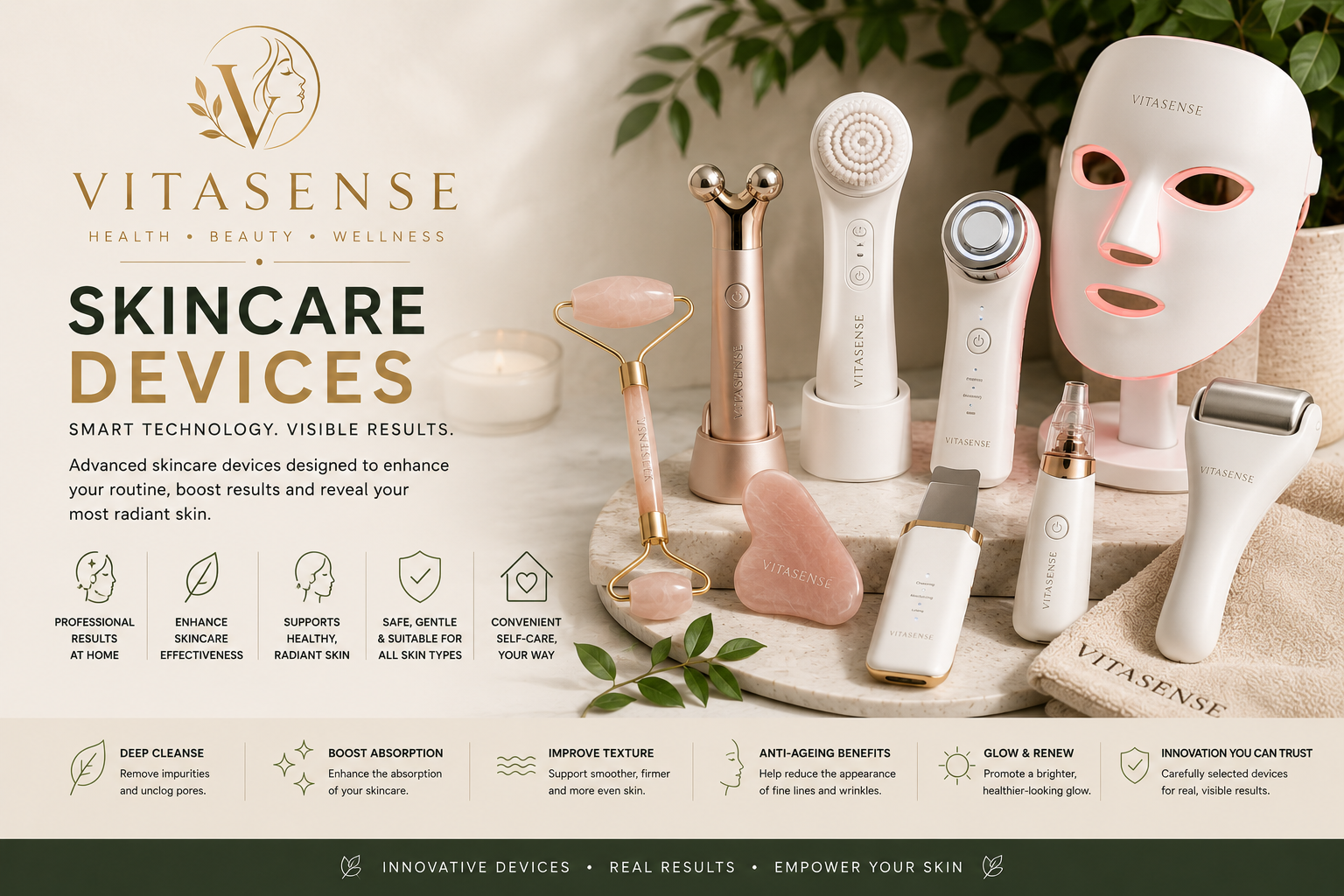 VitaSense LumiLift 7-Colour LED Face &amp; Neck Mask