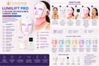 VitaSense LumiLift Pro LED Face &amp; Neck Therapy Mask