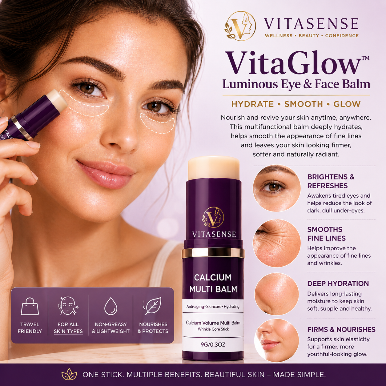 VitaSense VitaGlow Luminous Eye & Face Balm