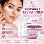VitaSense Microneedle Eye Patches with Retinol, Hyaluronic Acid and Peptides