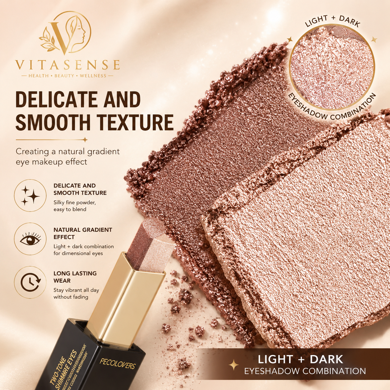Radiance Duo Shimmer Eyeshadow Stick