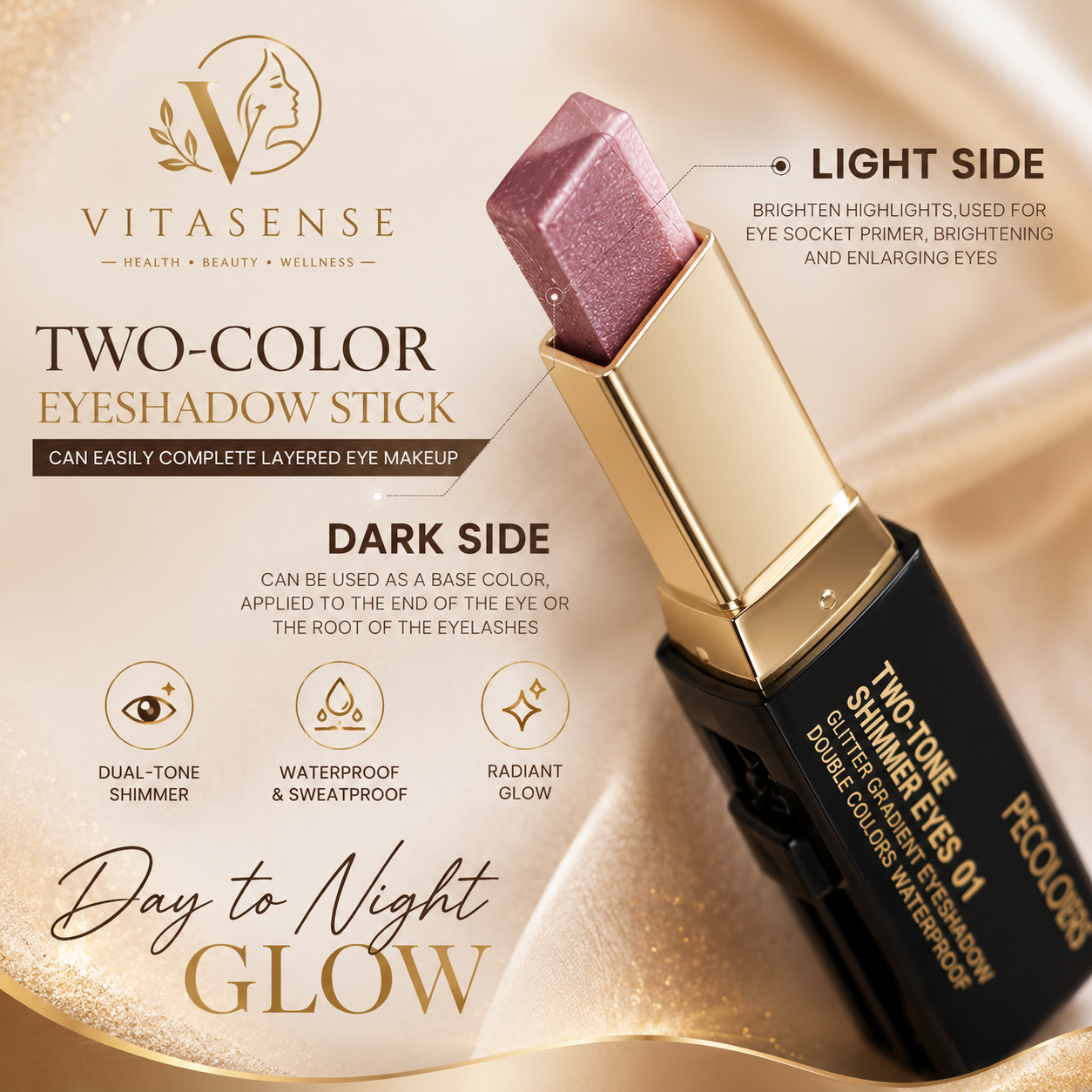 Radiance Duo Shimmer Eyeshadow Stick
