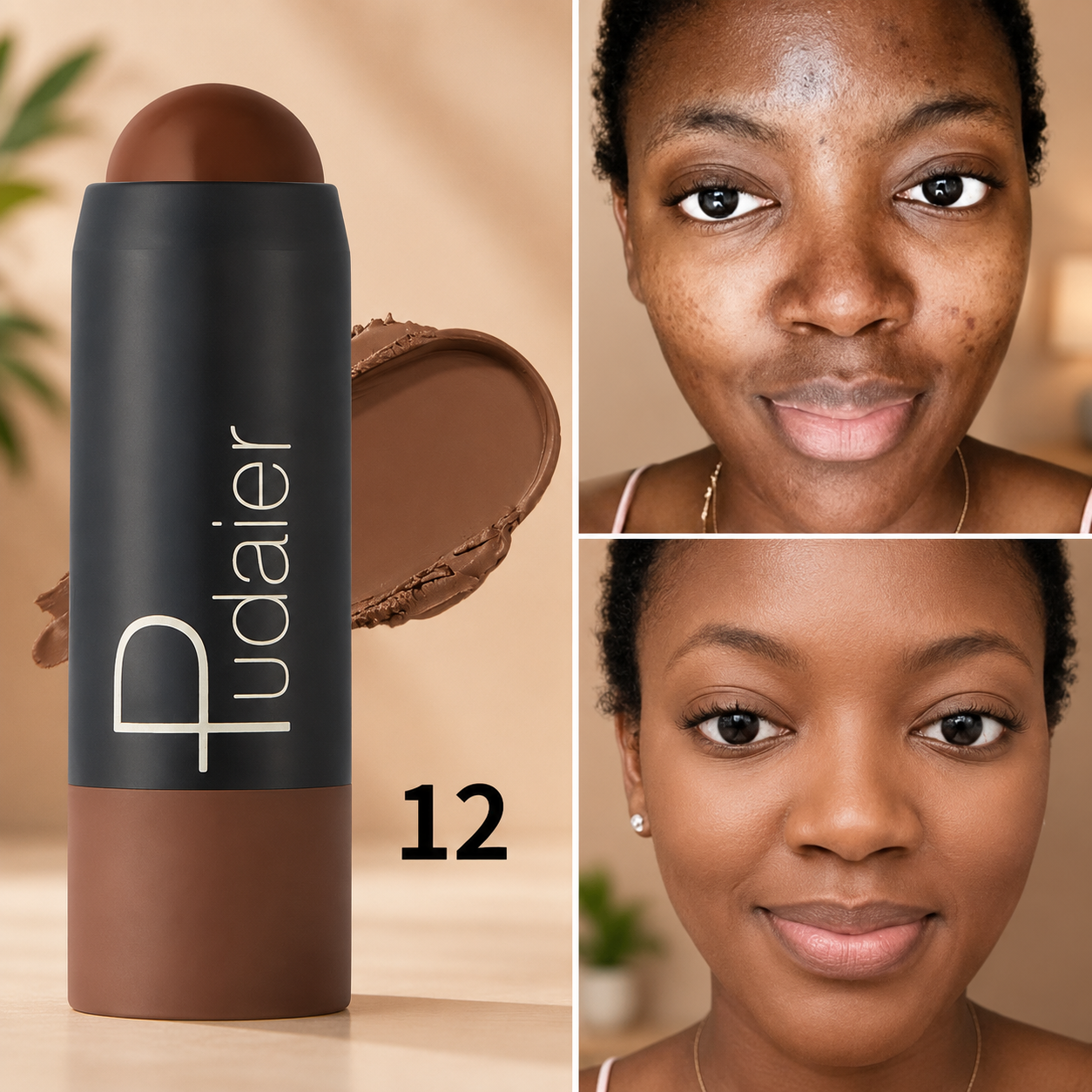 Pudaier Waterproof Foundation Stick