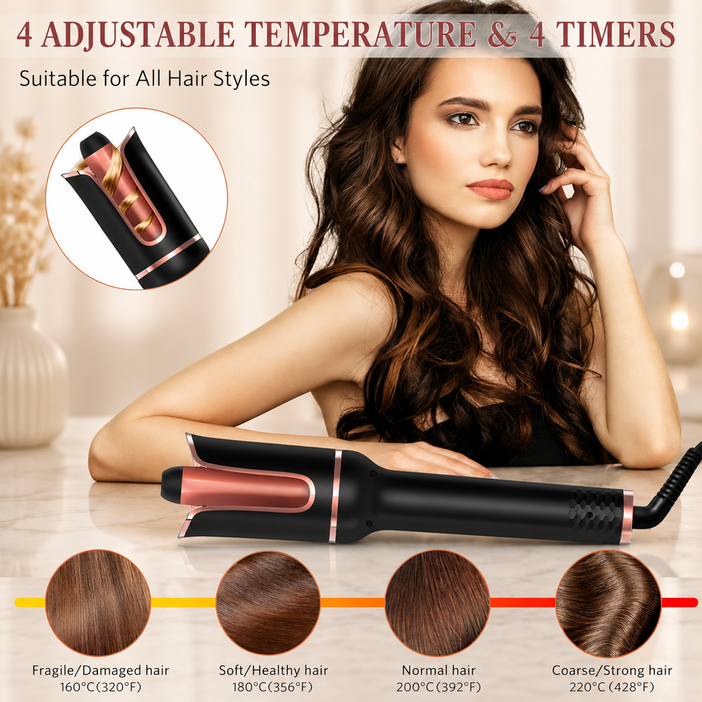 Automatic Rotating Hair Curler