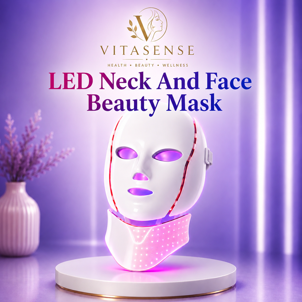 LED Neck And Face Beauty Mask