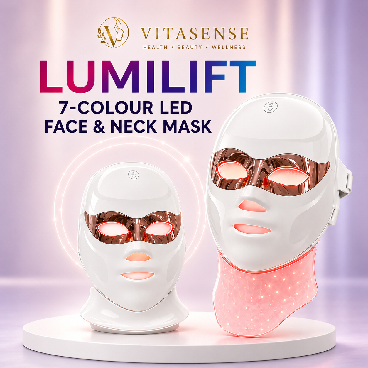 LumiLift 7-Colour LED Face &amp; Neck Mask