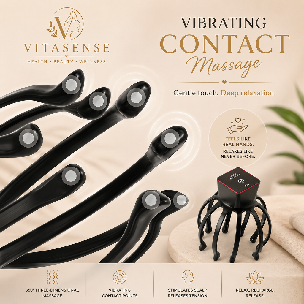 Ultimate Massage Experience Electric Octopus Claw Scalp Massager.