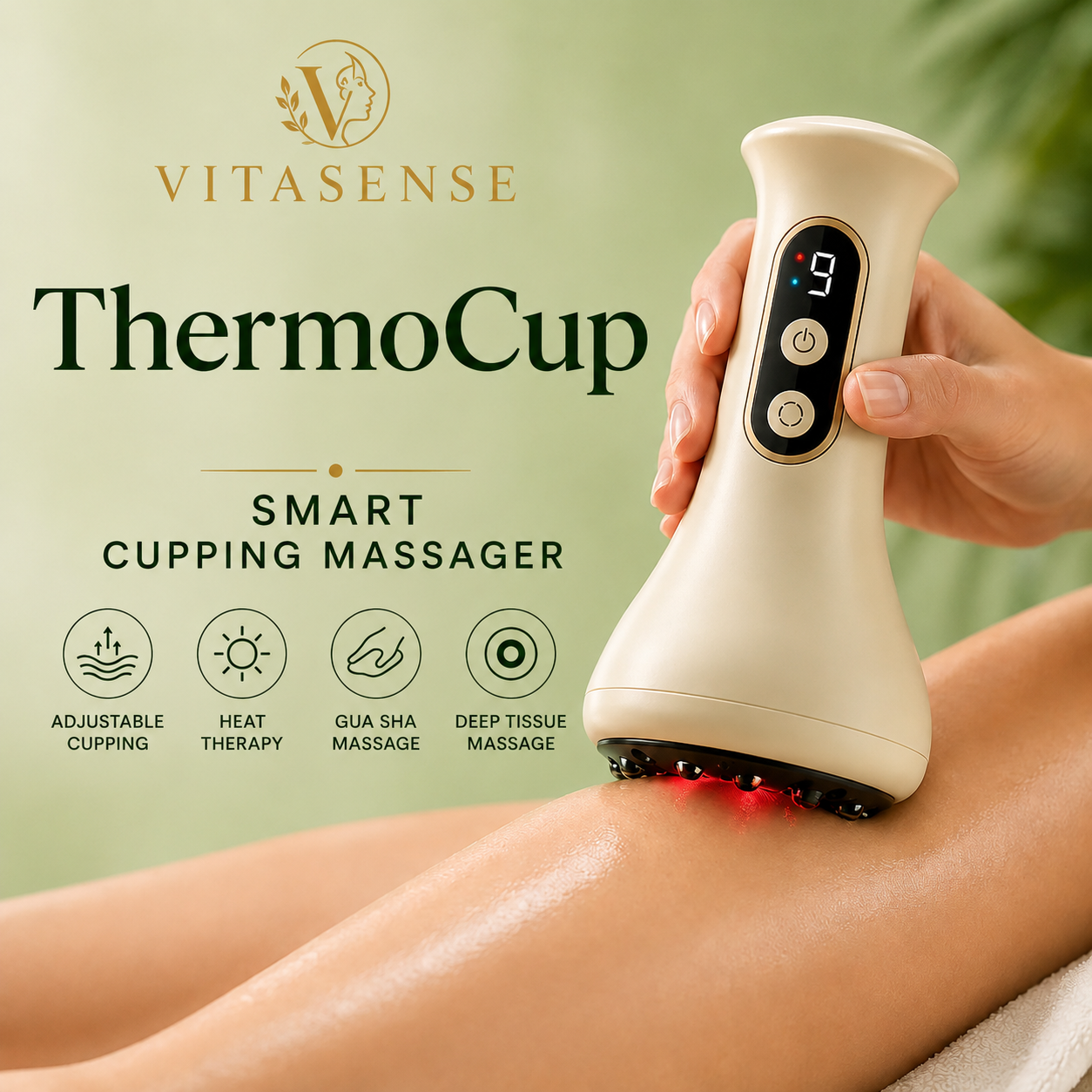 ThermoCup Gua Sha Cupping Massager