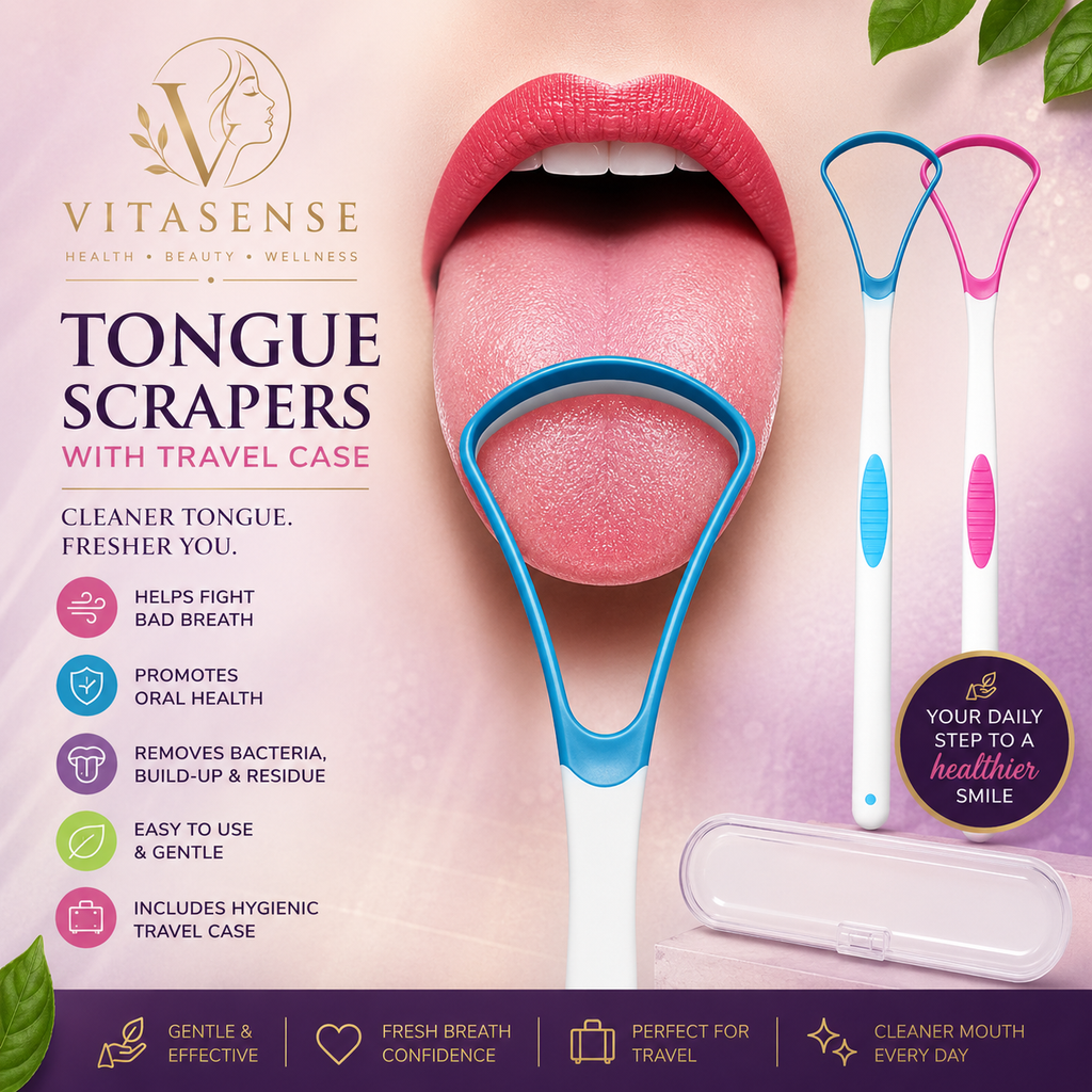 Tongue Scraper with Travel Case