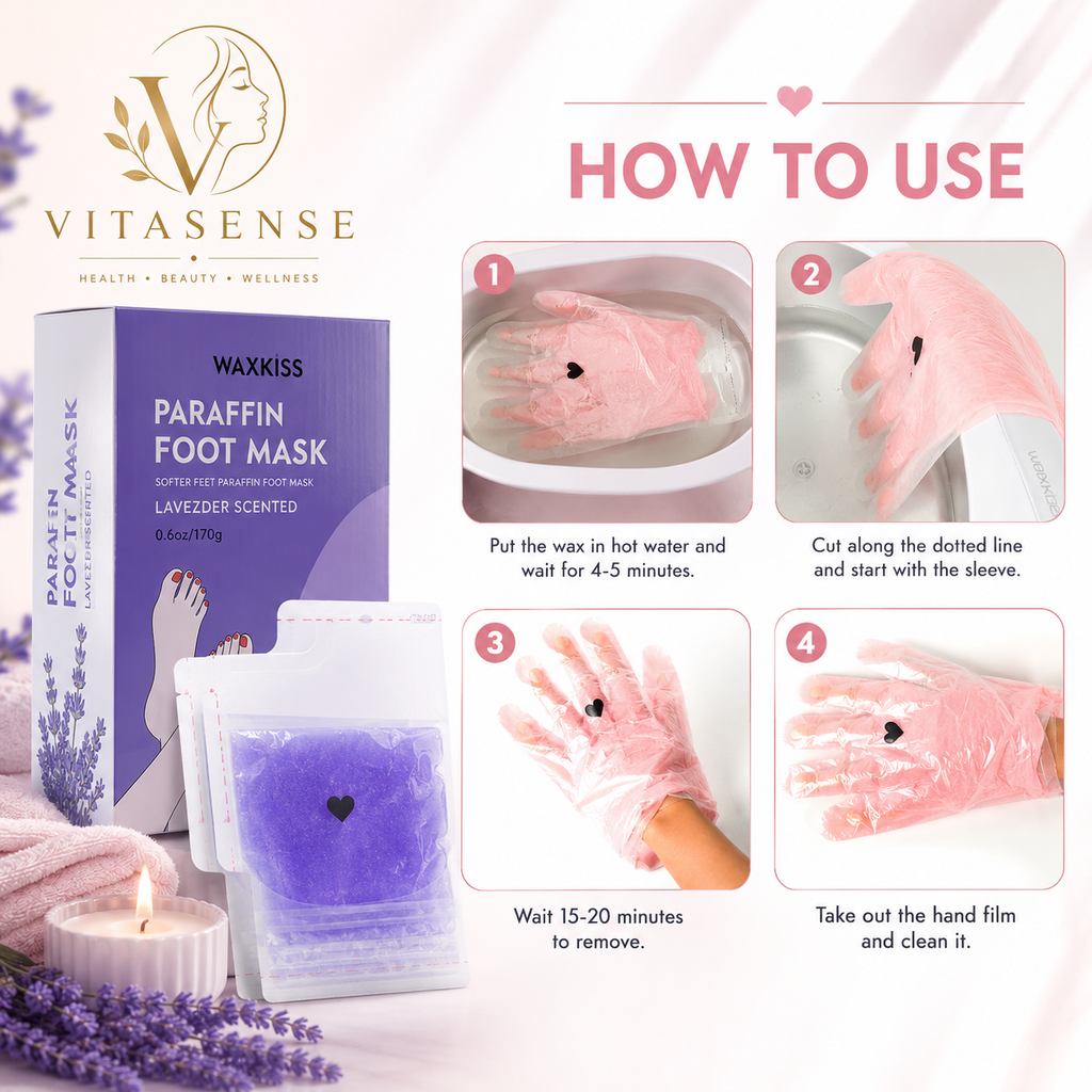 VitaSense Paraffin Spa Hand &amp; Foot Therapy Set.
