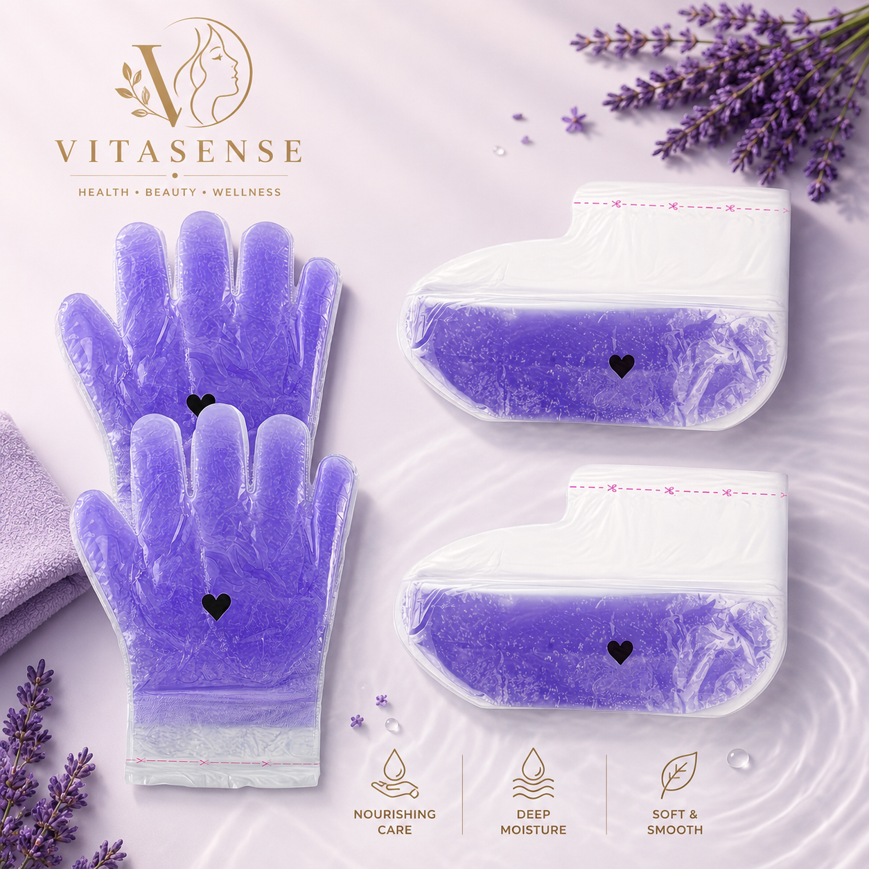 VitaSense Paraffin Spa Hand &amp; Foot Therapy Set.