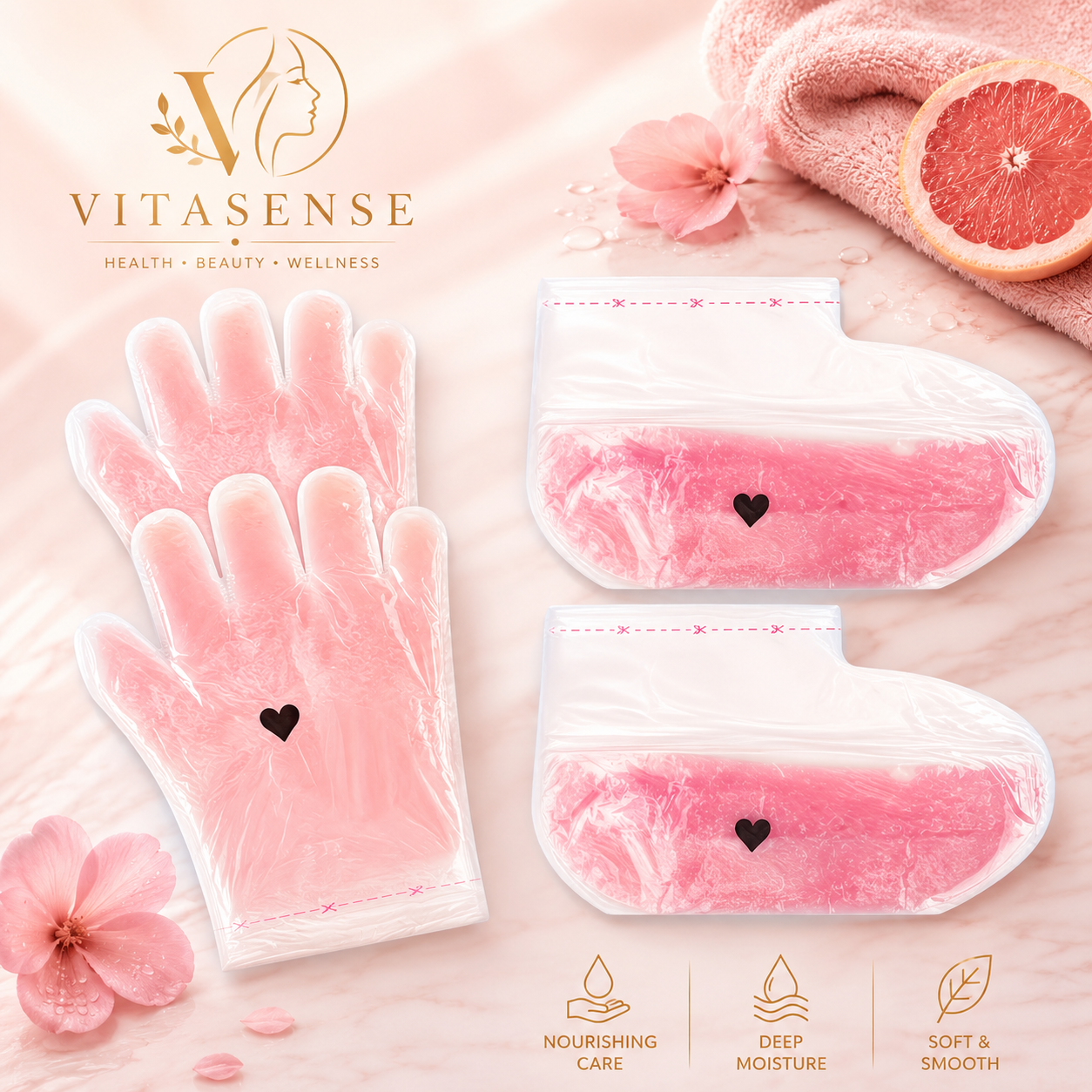 VitaSense Paraffin Spa Hand &amp; Foot Therapy Set.