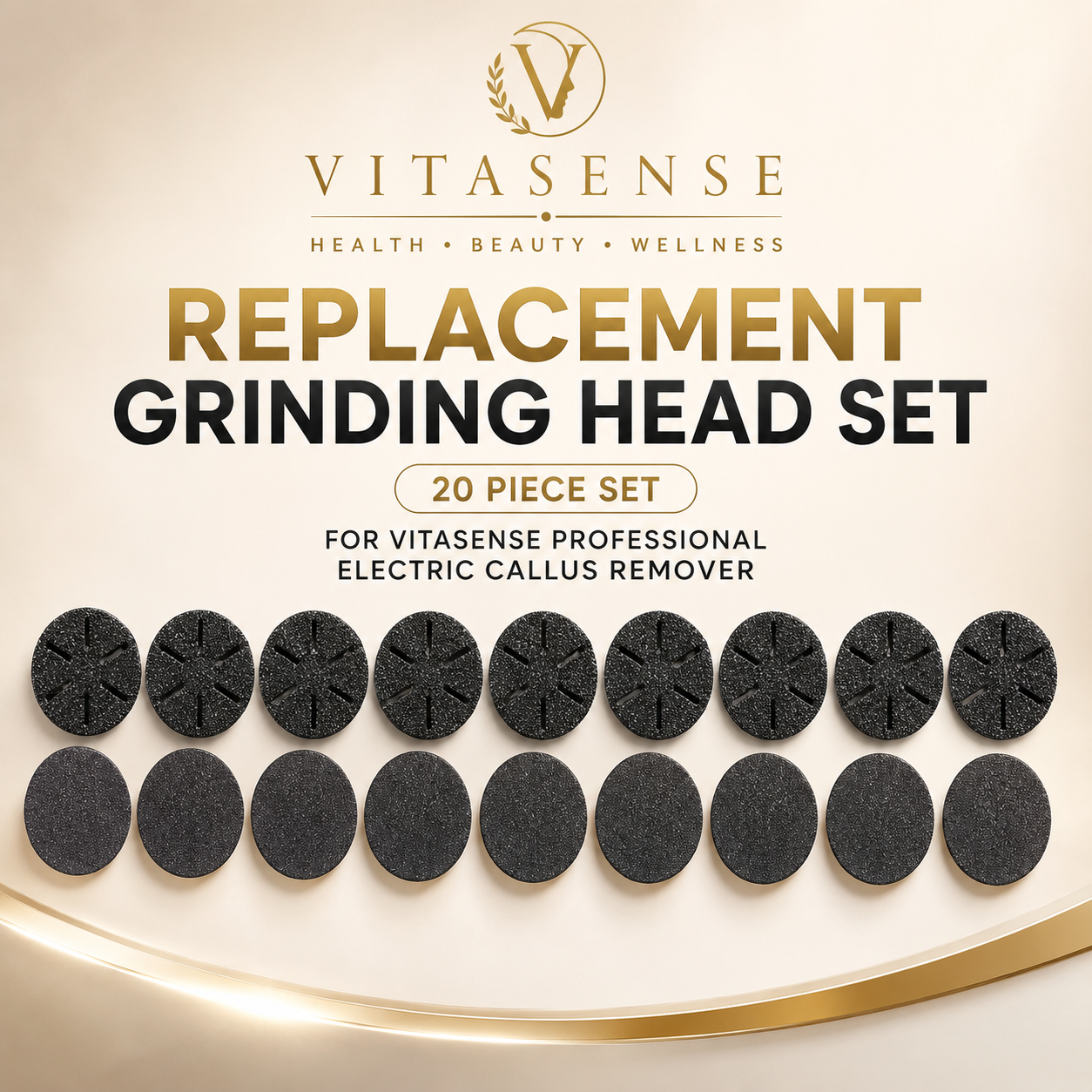 Replacement Grinding Head Set - 20 piece